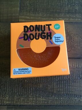 Donut Dough Squishy Toy - Orange